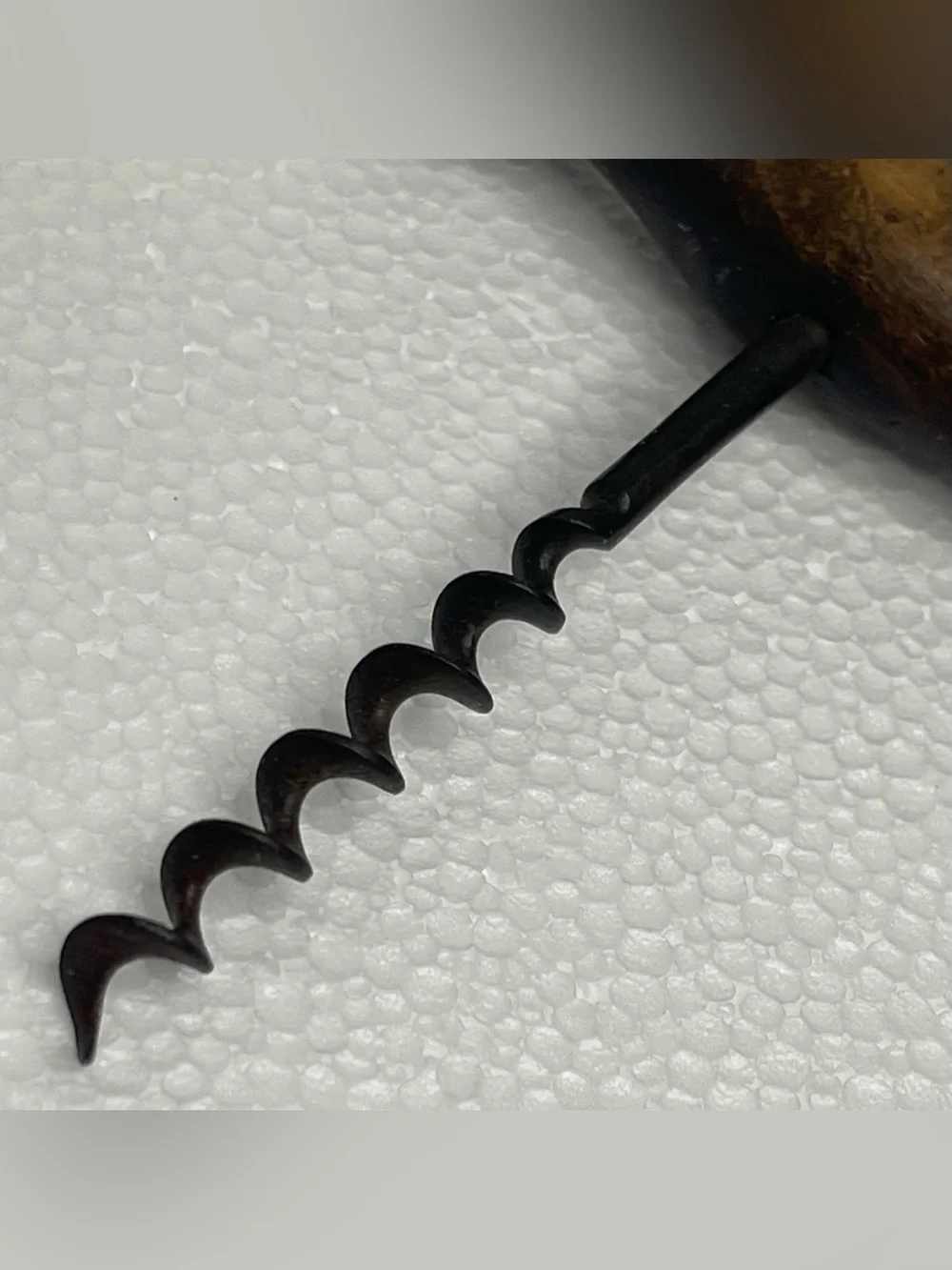 Wood Handle Corkscrew - Brown & Black